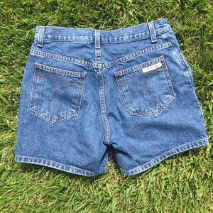 Vintage mid-rise Calvin Klein Jeans denim shorts